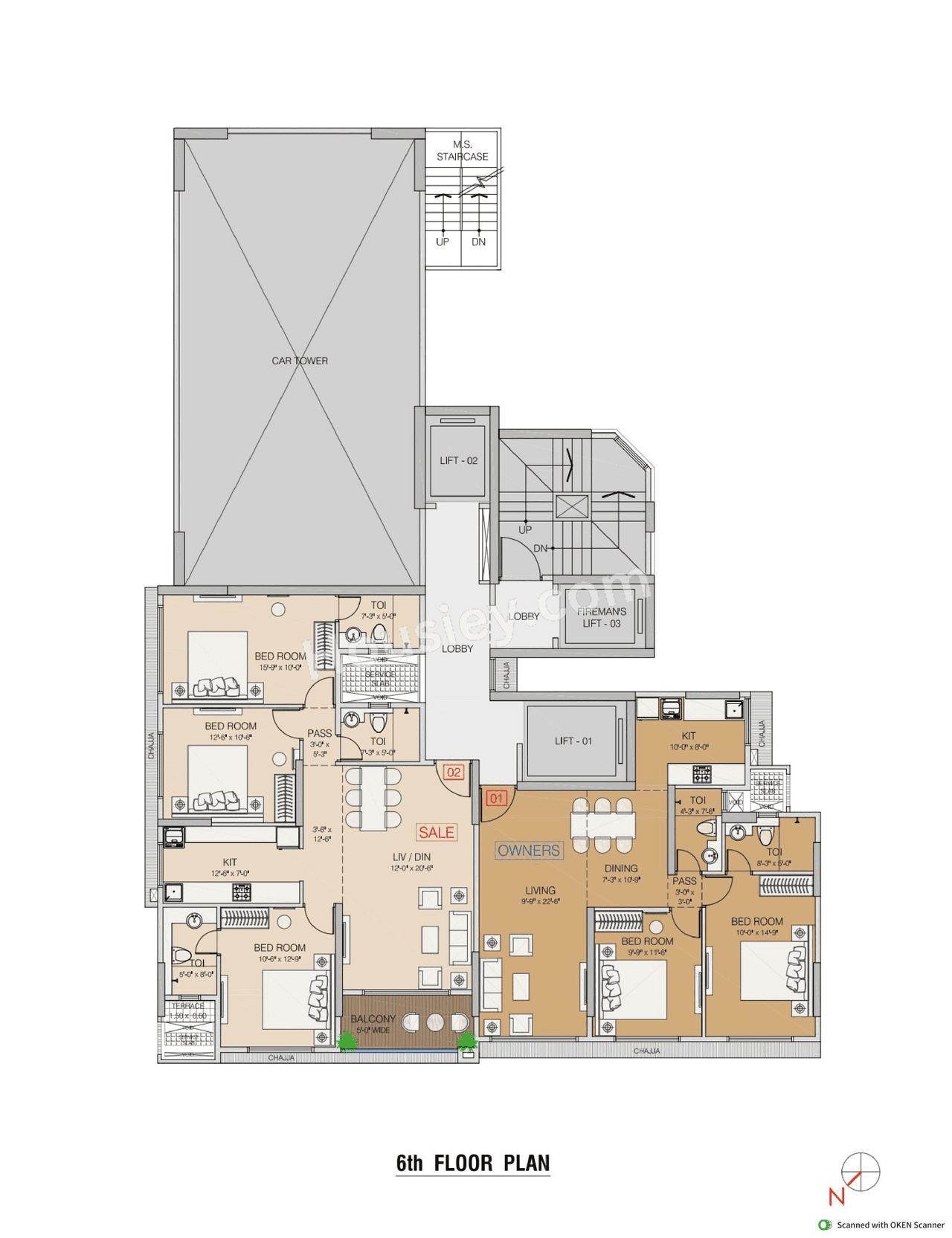 Ruparel Arista Floor plan 10