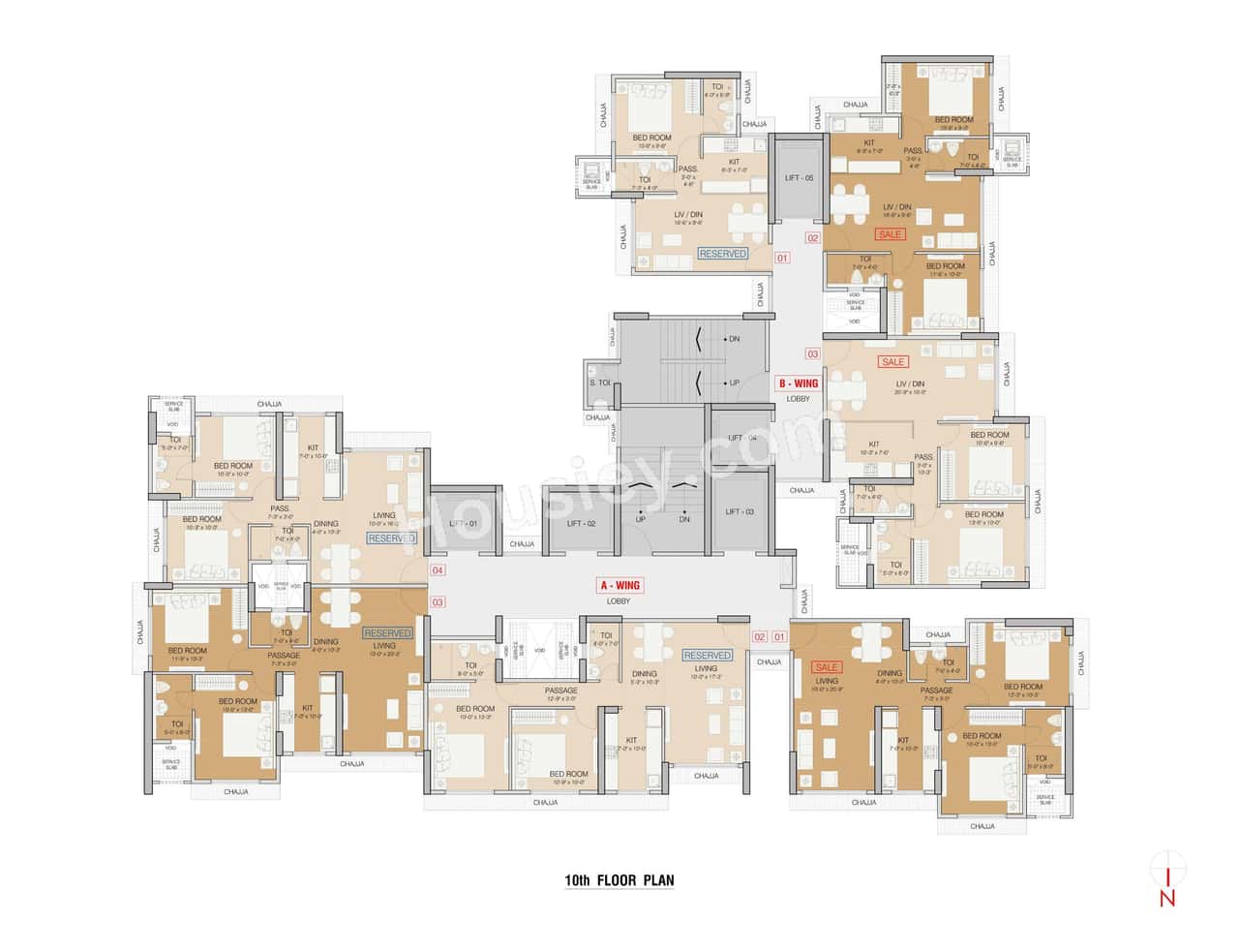 Ruparel Zinnia Floor plan 1