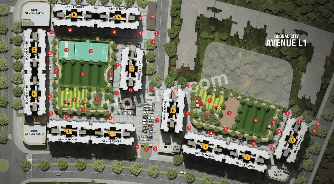 Rustomjee Avenue L1 L2 And L4 Floor plan 2