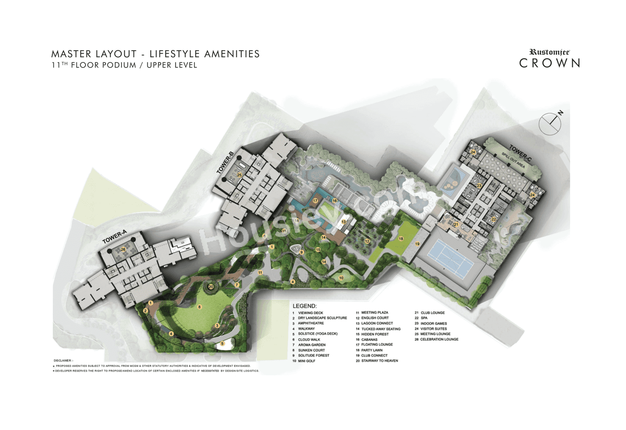Rustomjee Crown Floor plan 1
