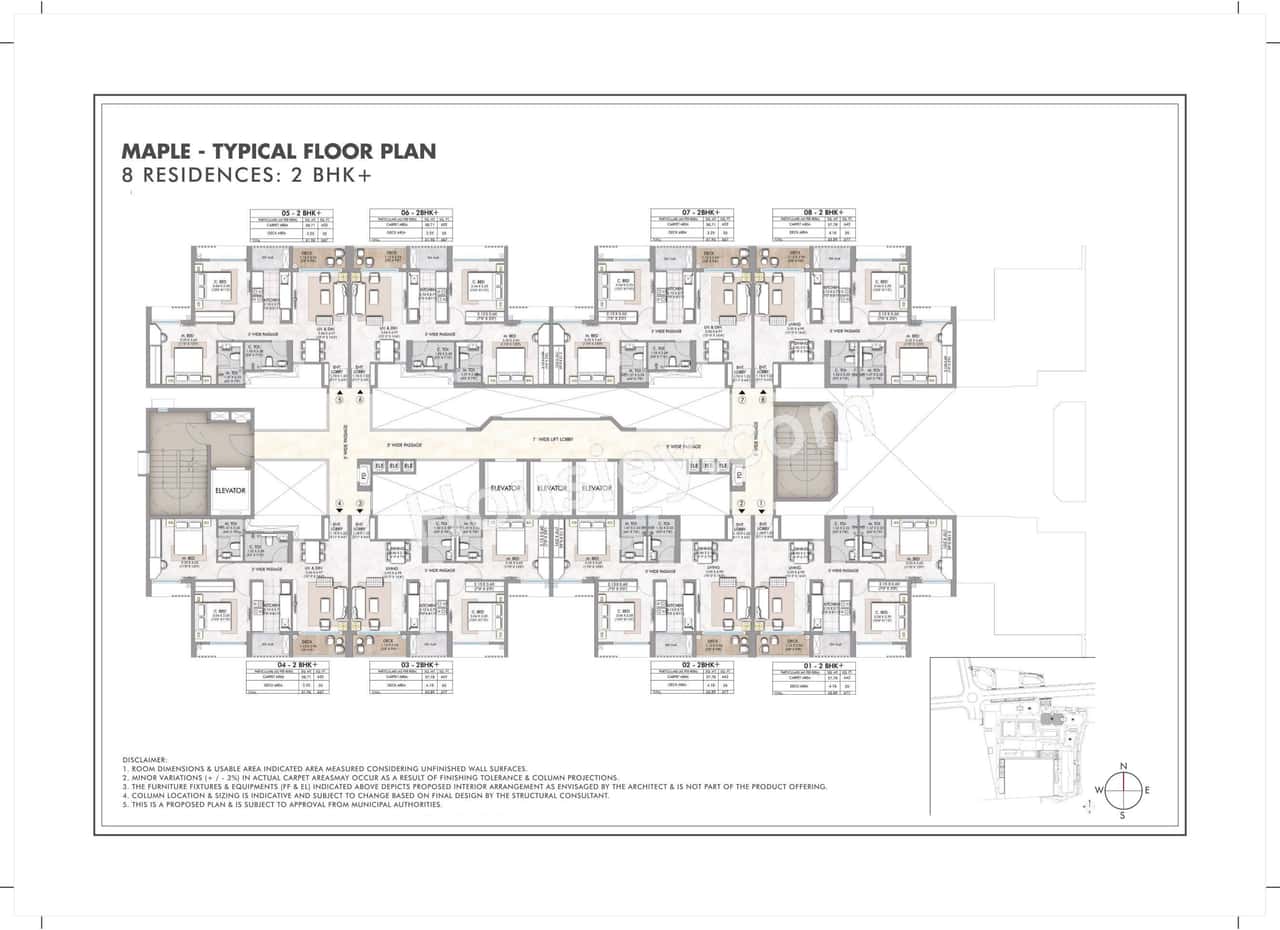 Rustomjee Dombivli East Floor plan 3