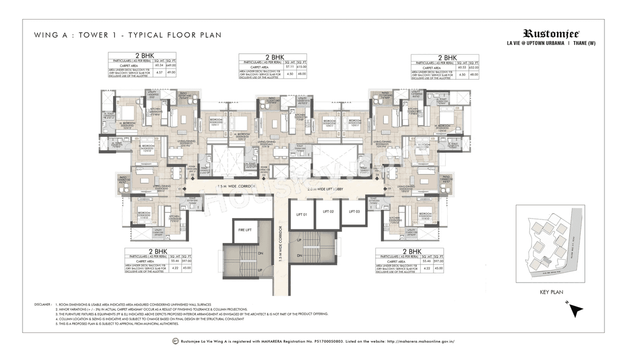 Rustomjee La Vie Floor plan 1