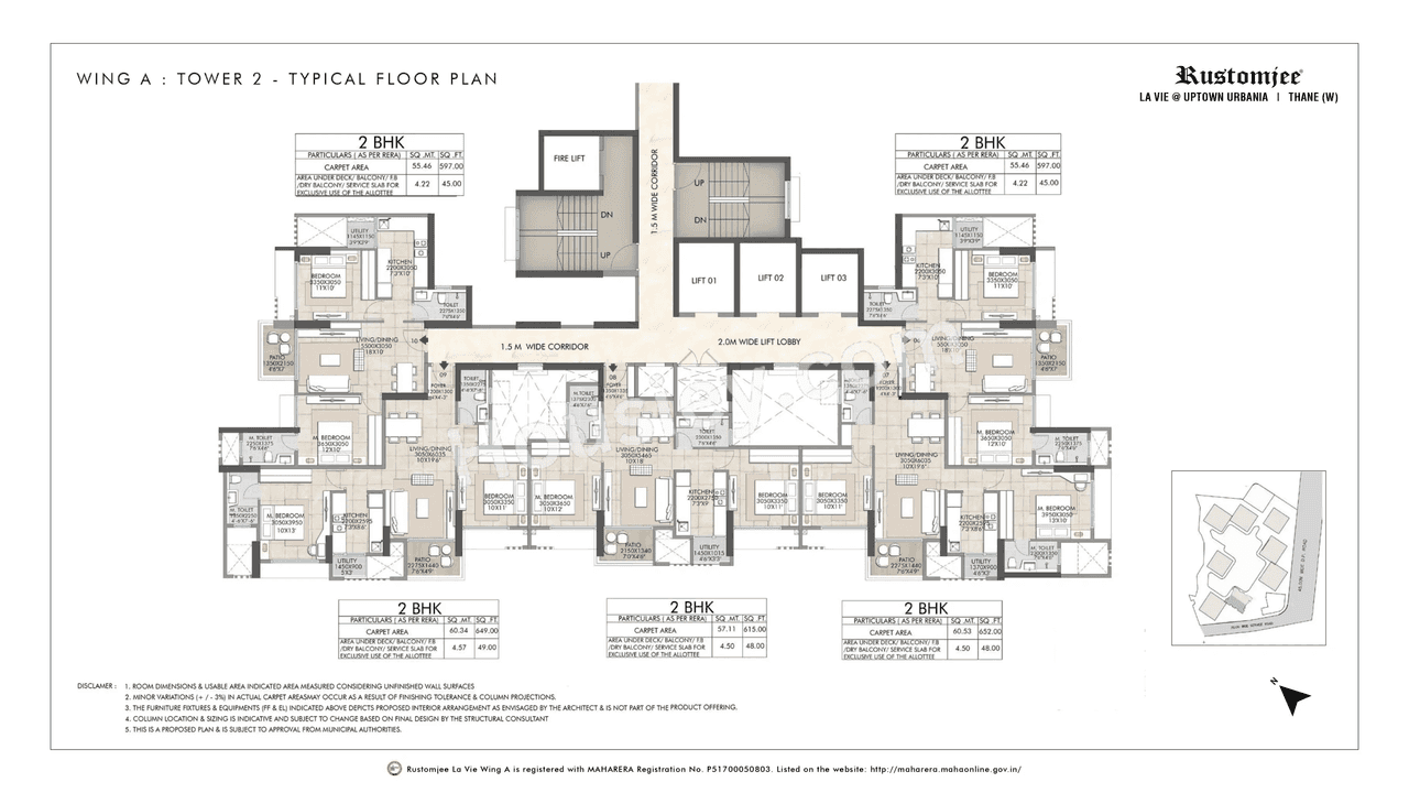 Rustomjee La Vie Floor plan 2
