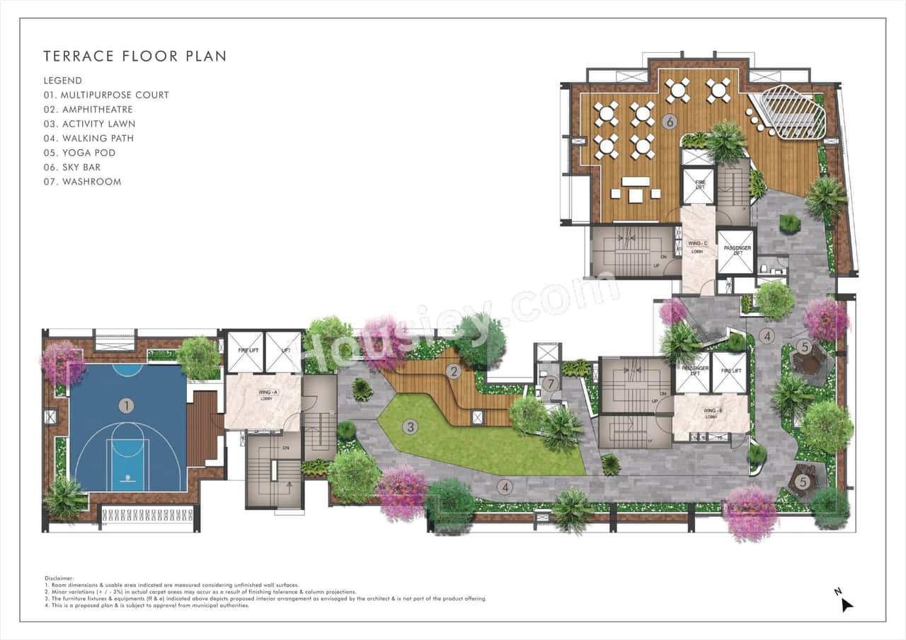 Rustomjee Prive Floor plan 6