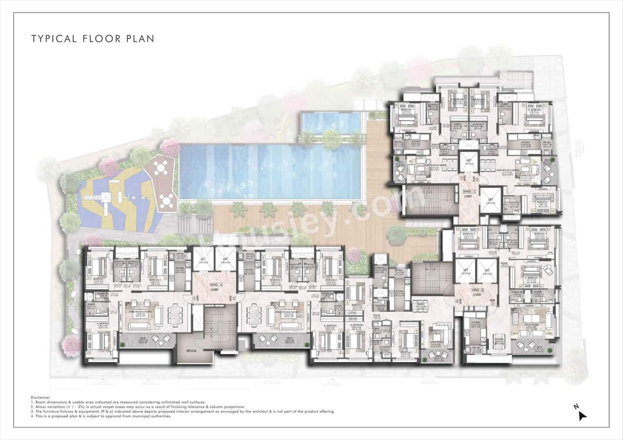 Rustomjee Prive Floor plan 7