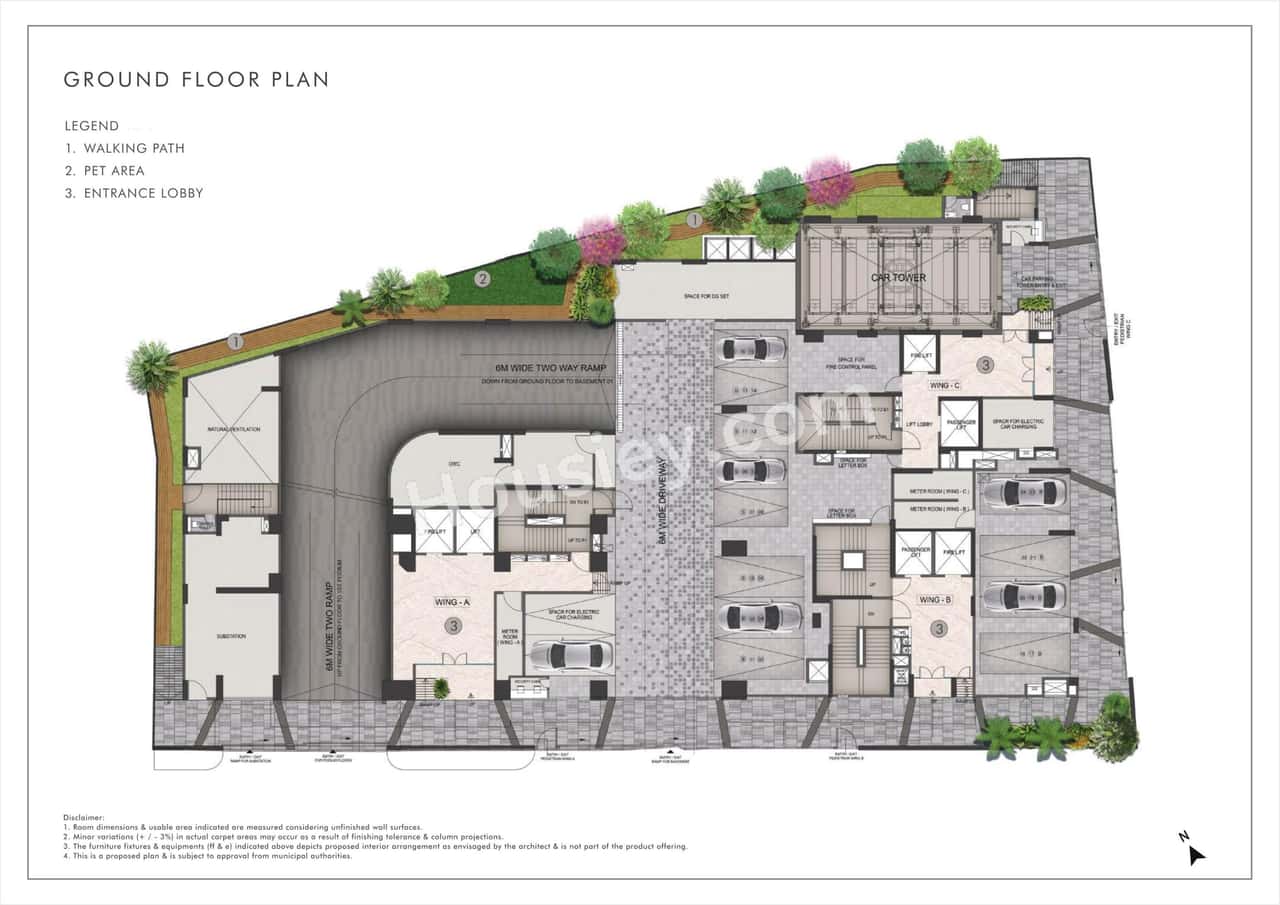 Rustomjee Vivekanand Floor plan 1