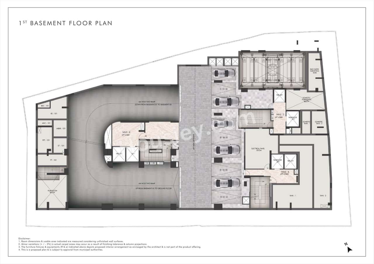 Rustomjee Vivekanand Floor plan 1