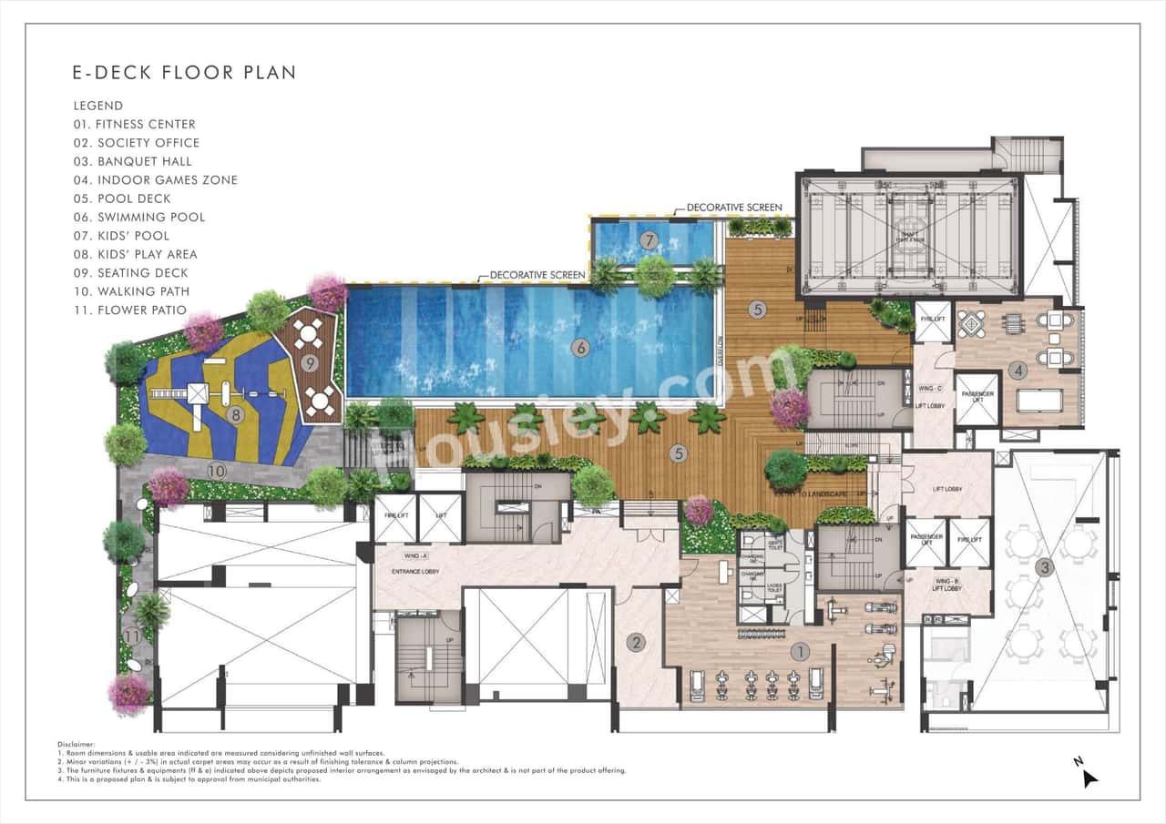 Rustomjee Vivekanand Floor plan 3