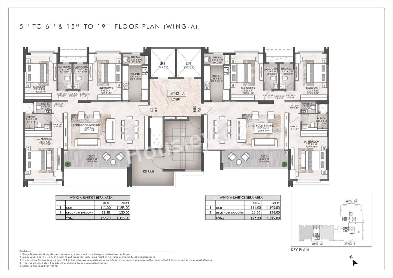 Rustomjee Vivekanand Floor plan 7
