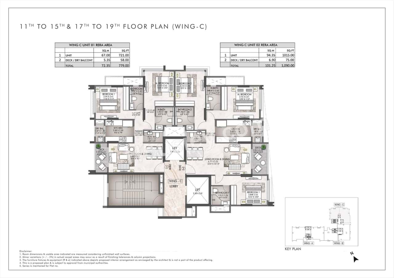 Rustomjee Vivekanand Floor plan 9
