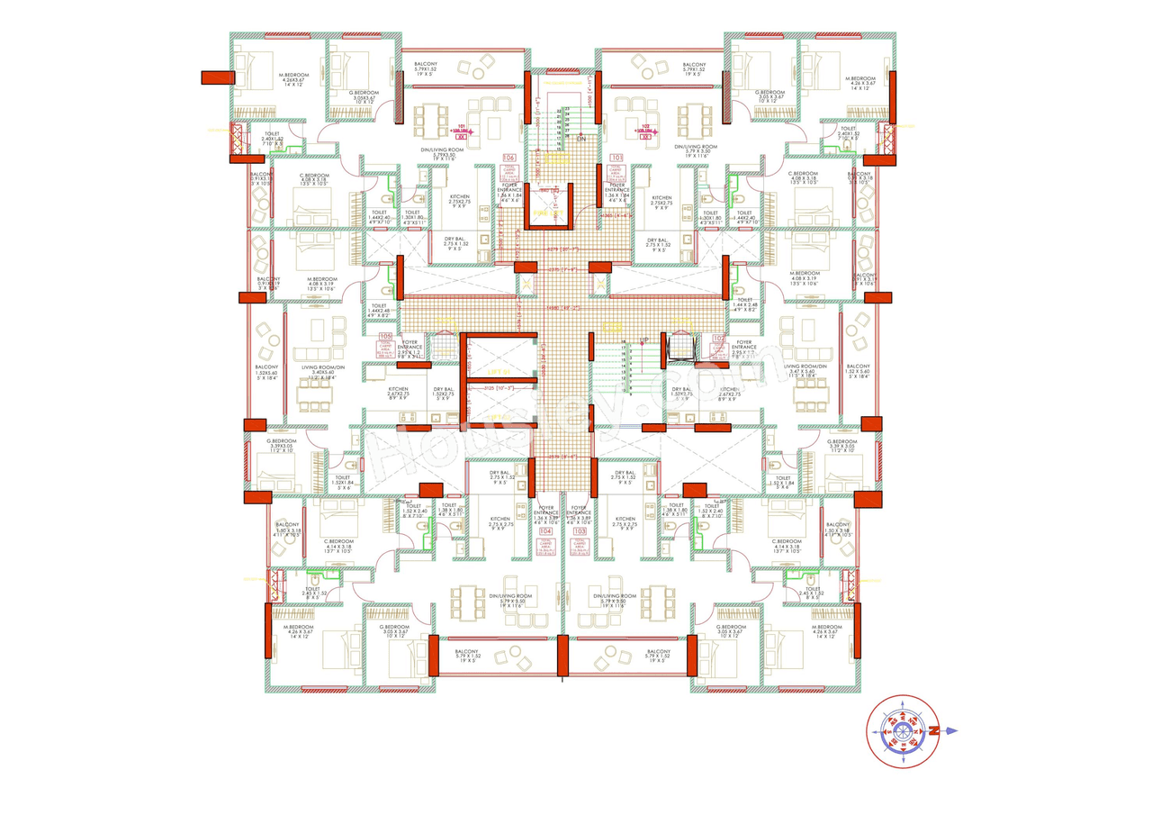 Saffron Amber Floor Plan
