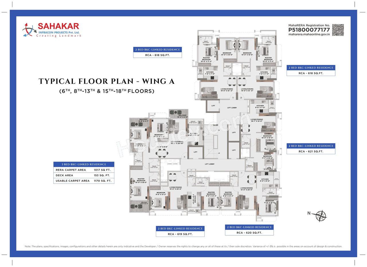 Sahakar Acropolis 1 Floor plan 8