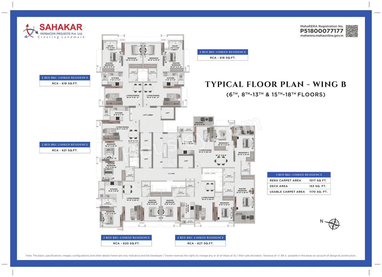 Sahakar Acropolis 1 Floor plan 10