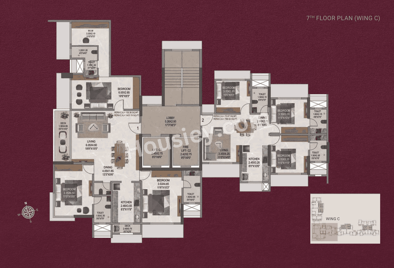 Sahakar The Vibe Floor plan 2