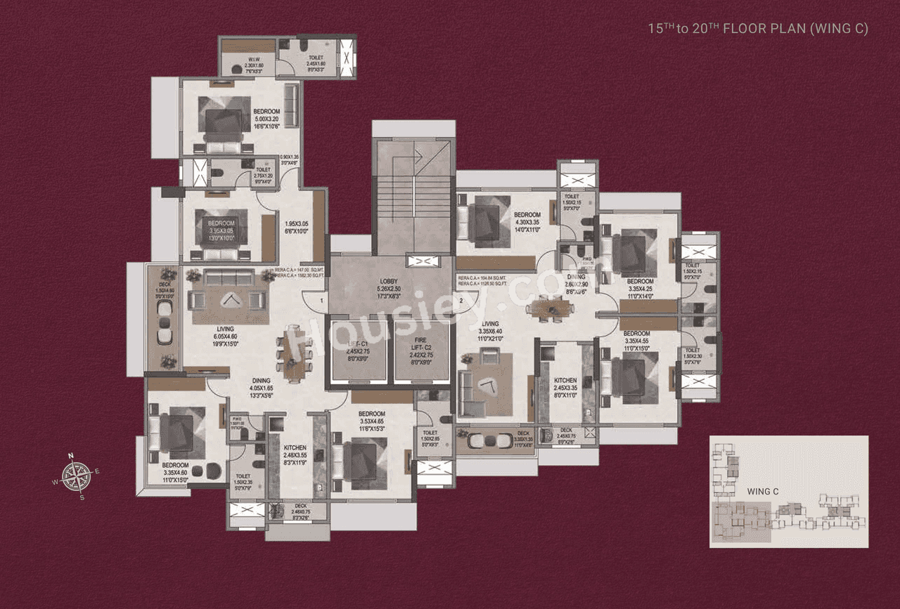 Sahakar The Vibe Floor plan 4