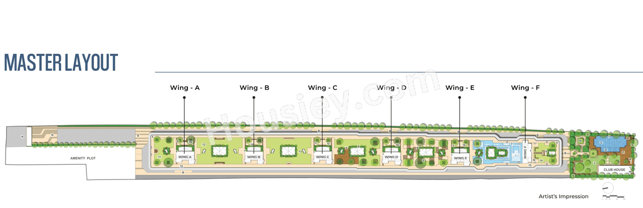 Saheel Itrend Vesta 2.0 Floor plan 1