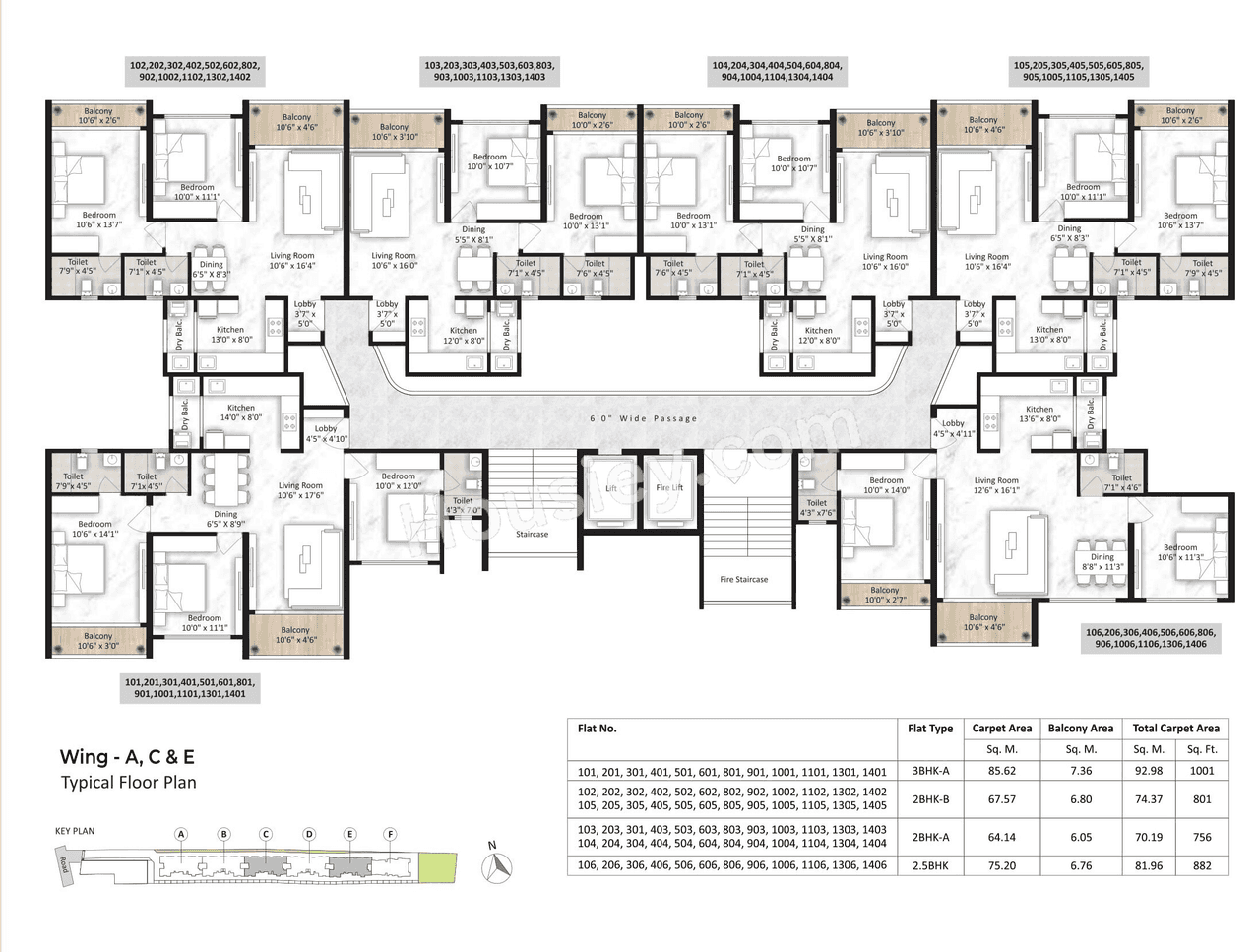 Saheel Itrend Vesta 2.0 Floor plan 3