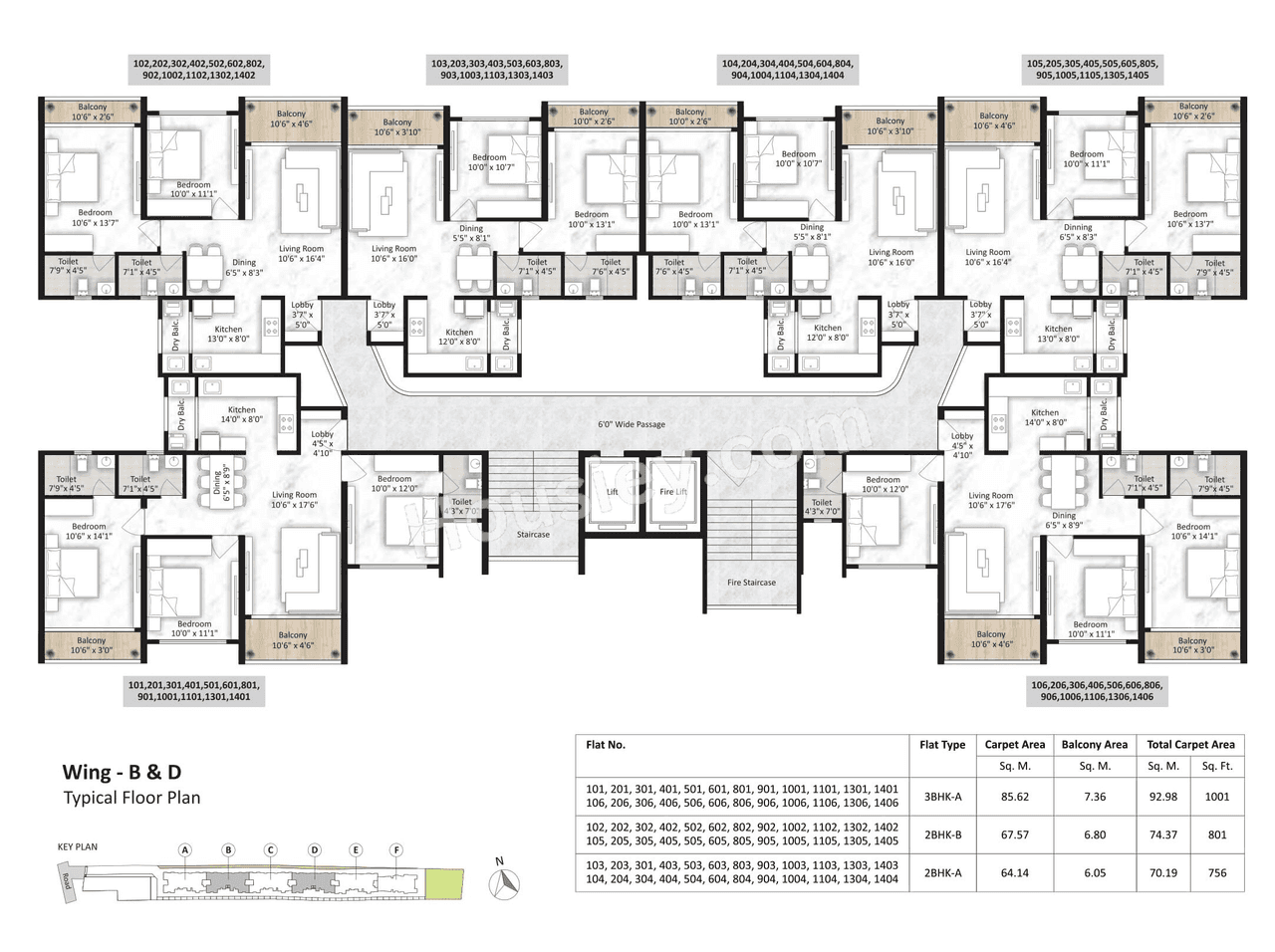 Saheel Itrend Vesta 2.0 Floor plan 6