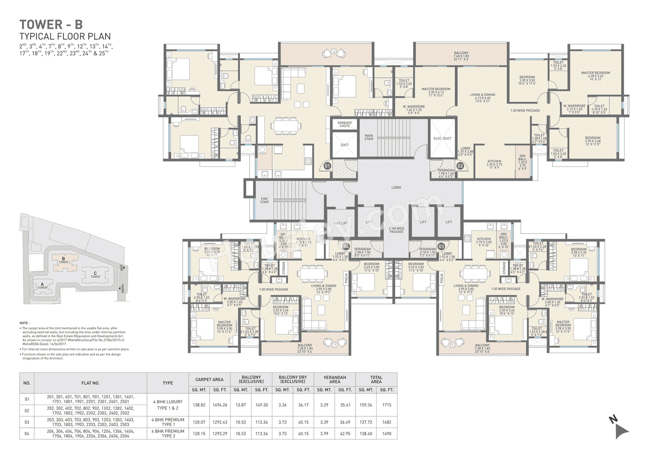 Sai Nisarg SkyLuxe Floor plan 1