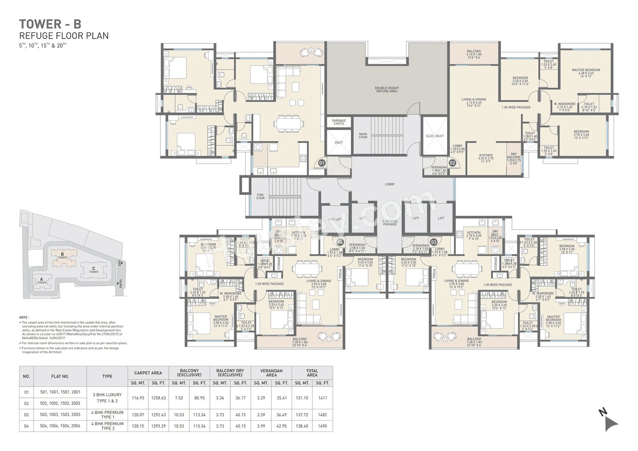 Sai Nisarg SkyLuxe Floor plan 2