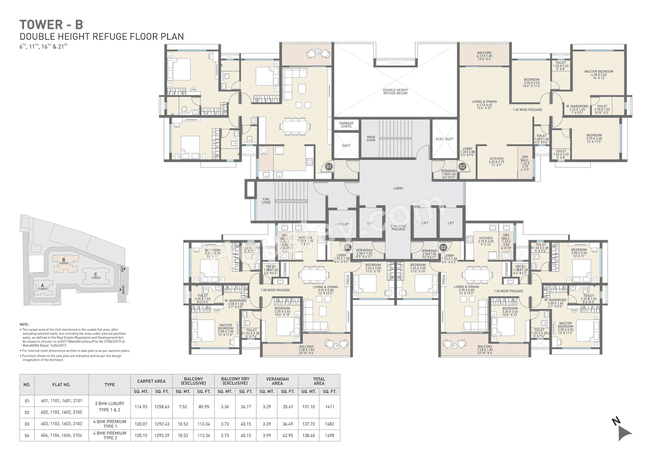 Sai Nisarg SkyLuxe Floor plan 4