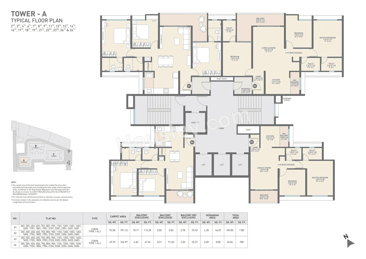 Sai Nisarg SkyLuxe Floor plan 5