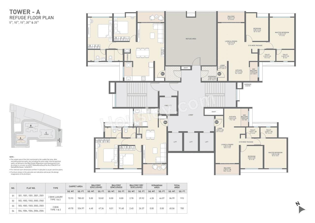 Sai Nisarg SkyLuxe Floor plan 6