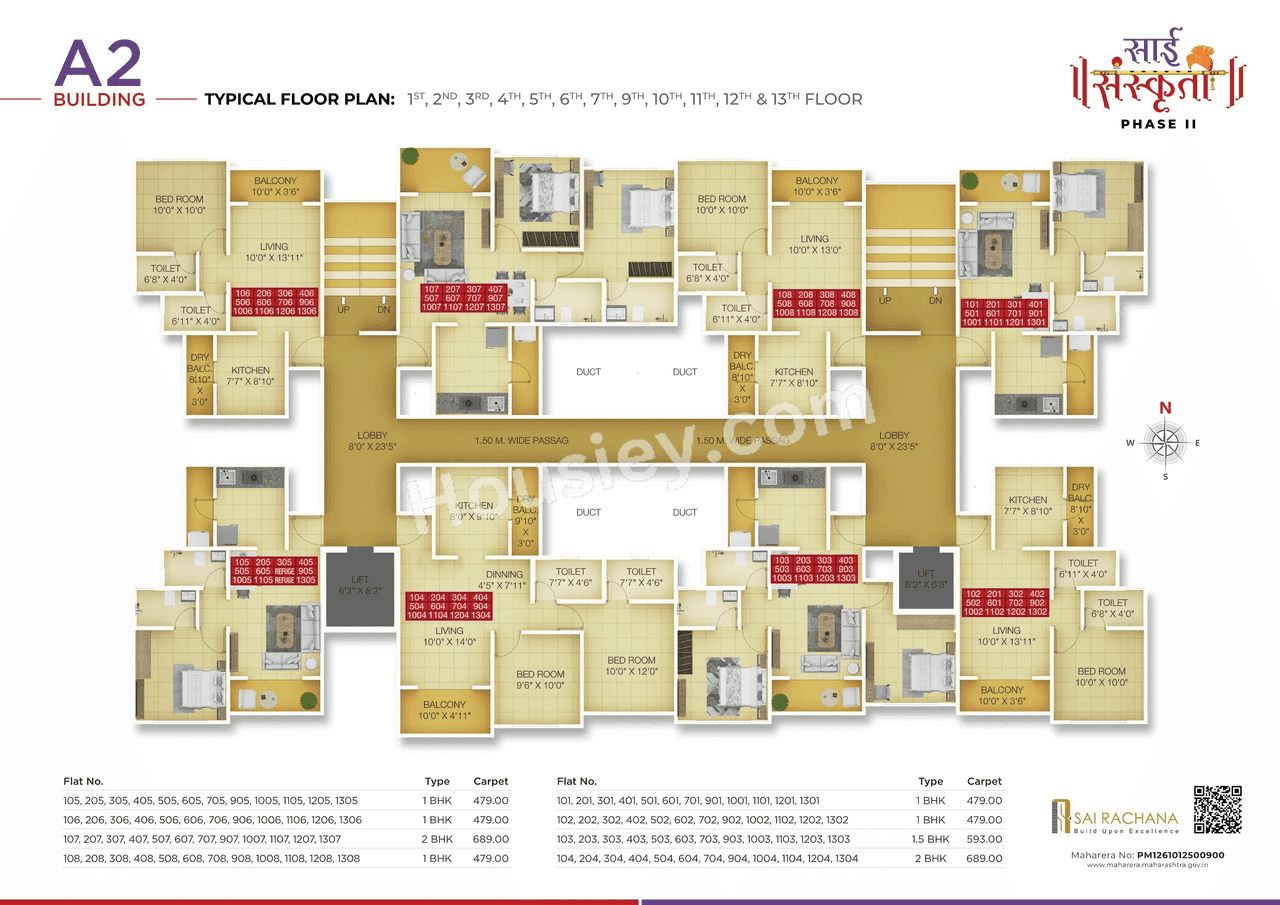 Sai Sanskruti Floor plan 1