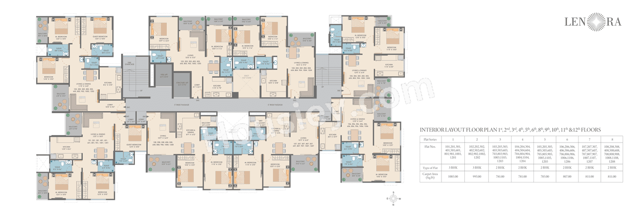 Sai Siddha Leanora Floor Plan