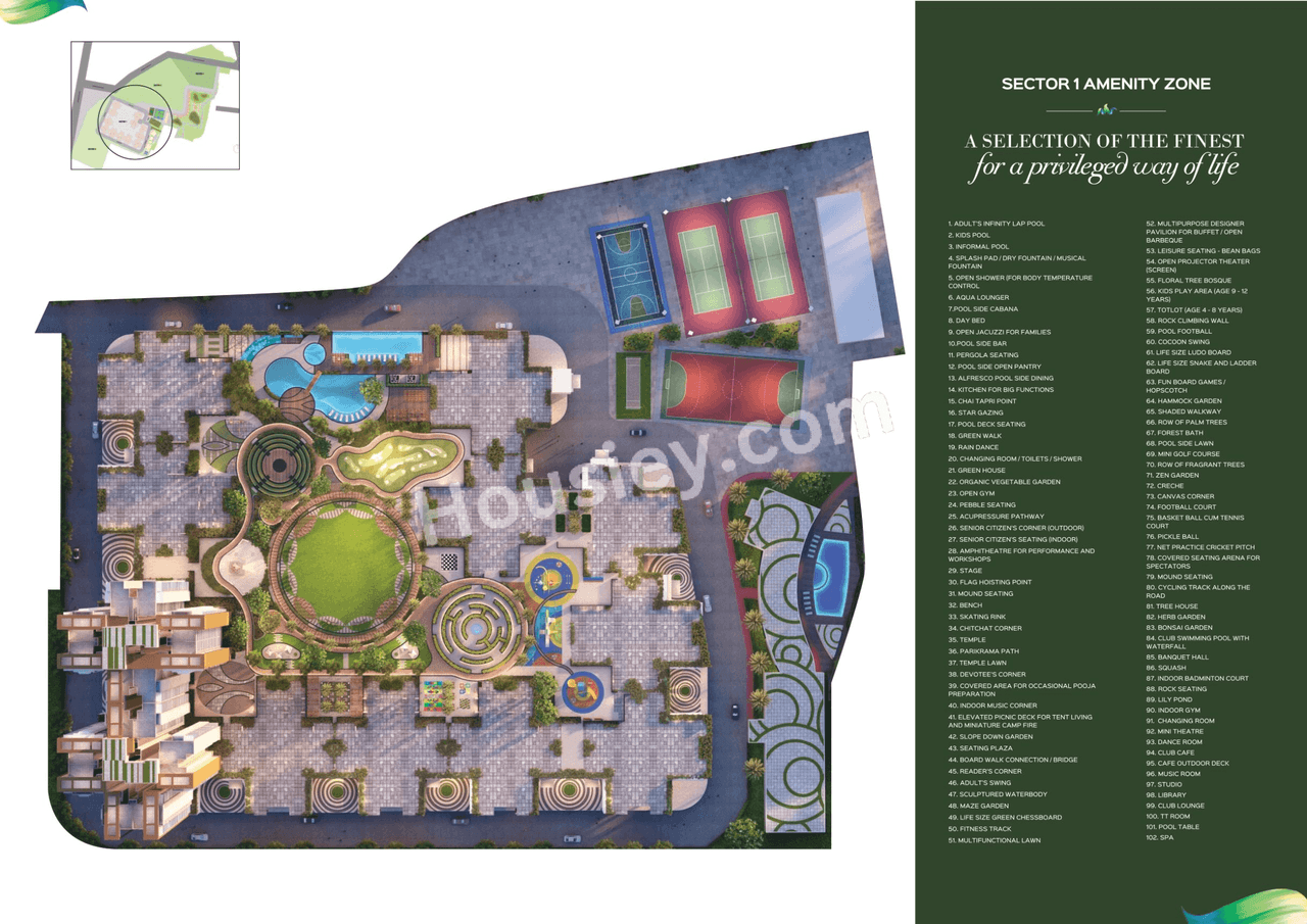 Saket Nature Vista Floor plan 1
