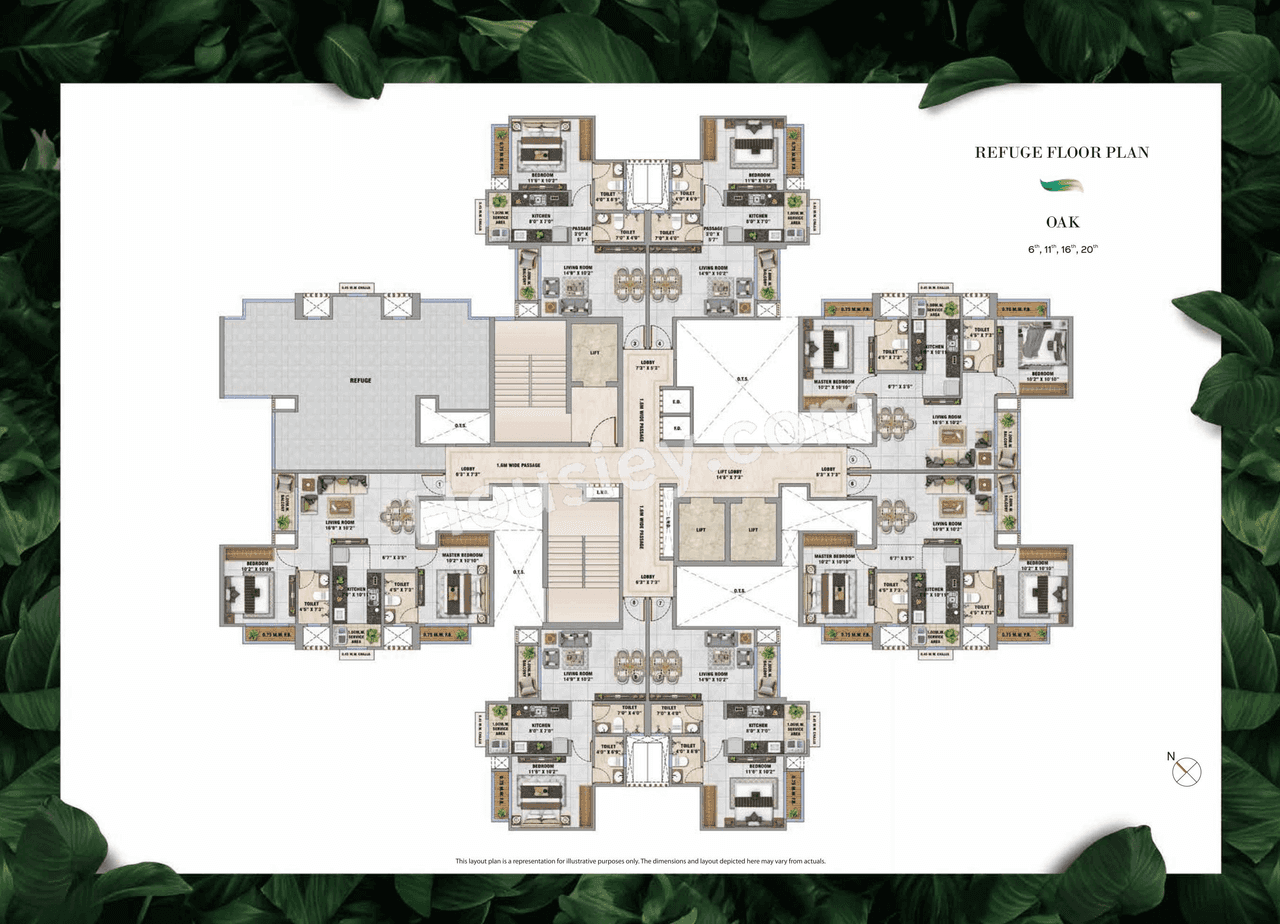 Saket Nature Vista Floor plan 1