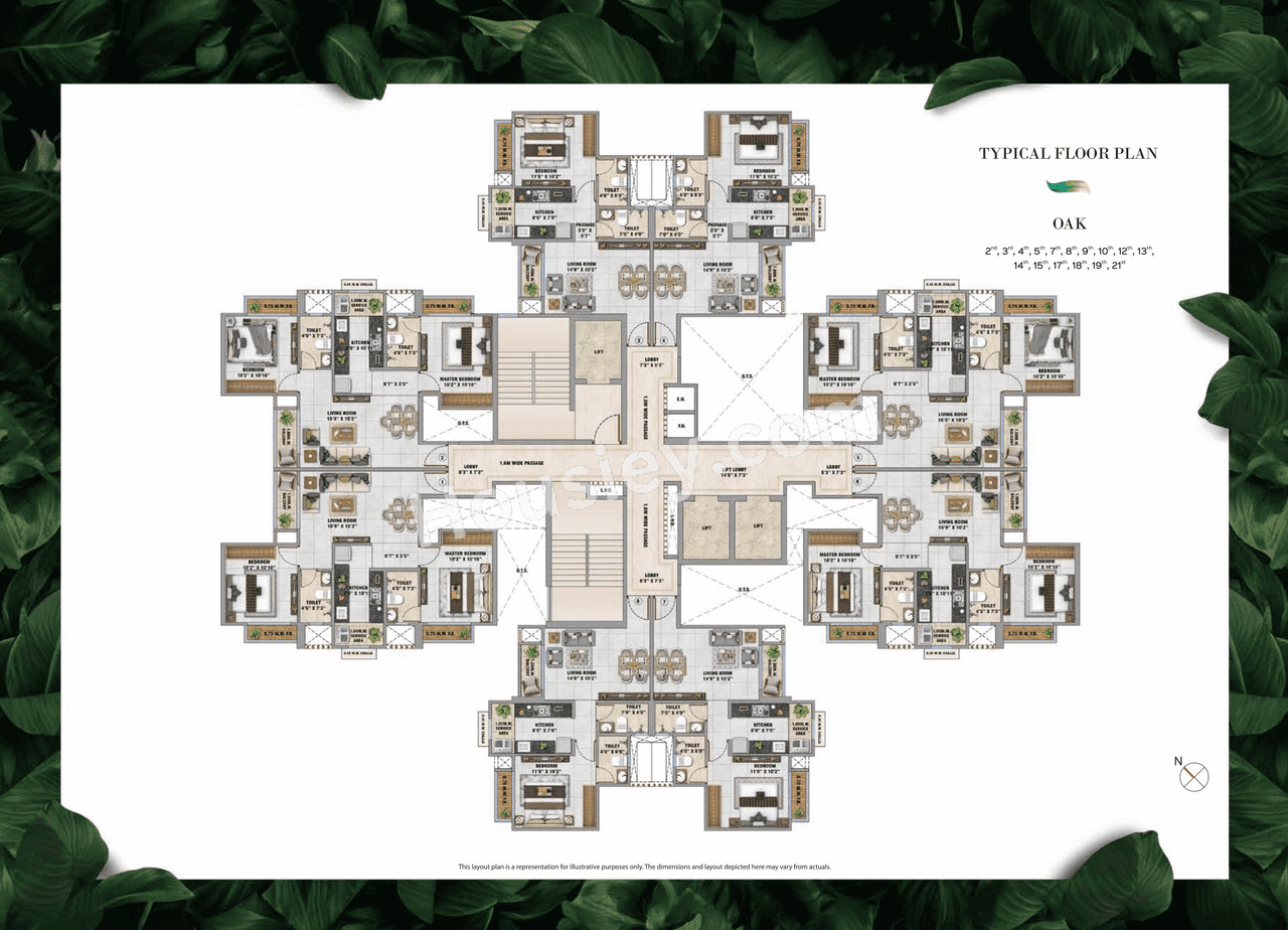 Saket Nature Vista Floor plan 2