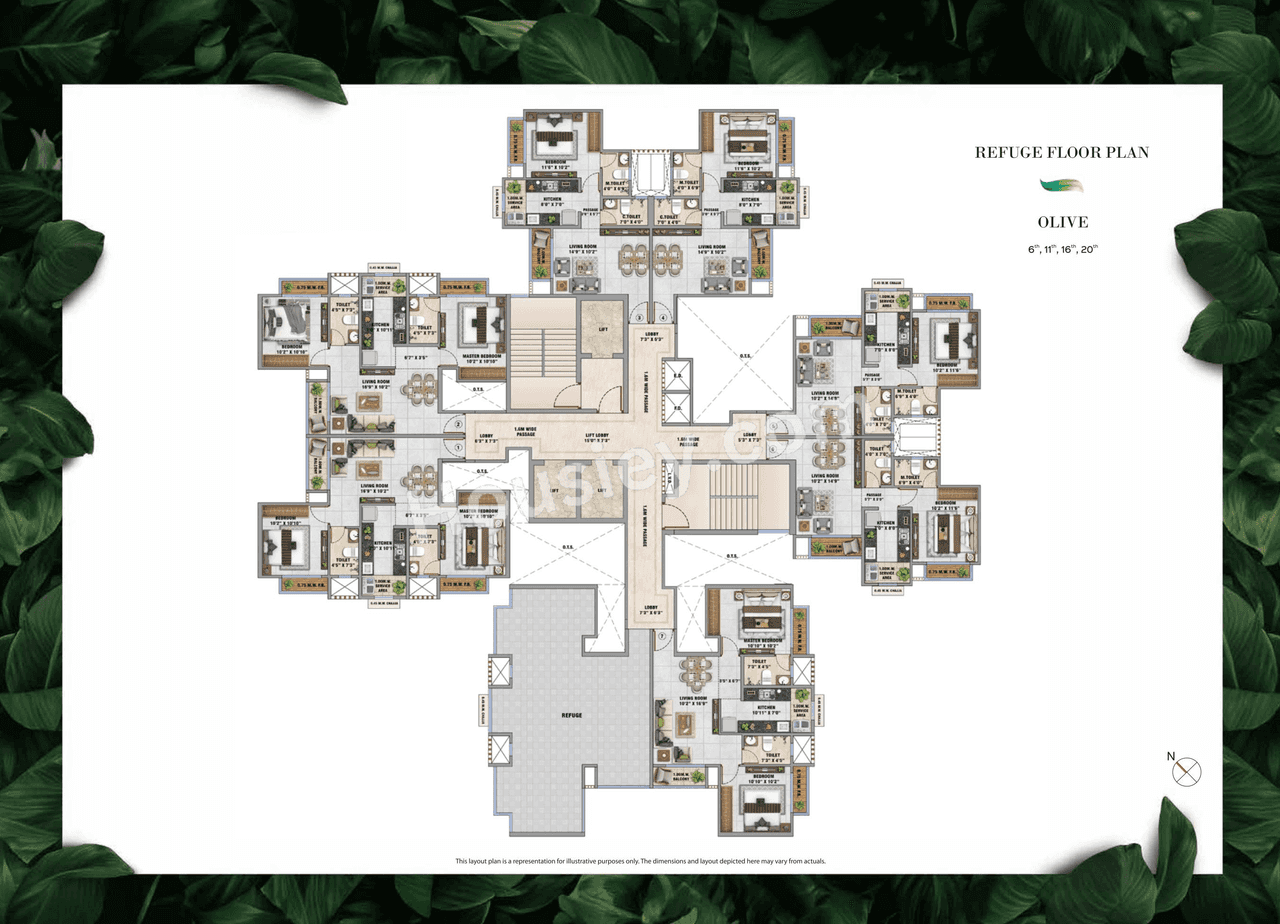 Saket Nature Vista Floor plan 3
