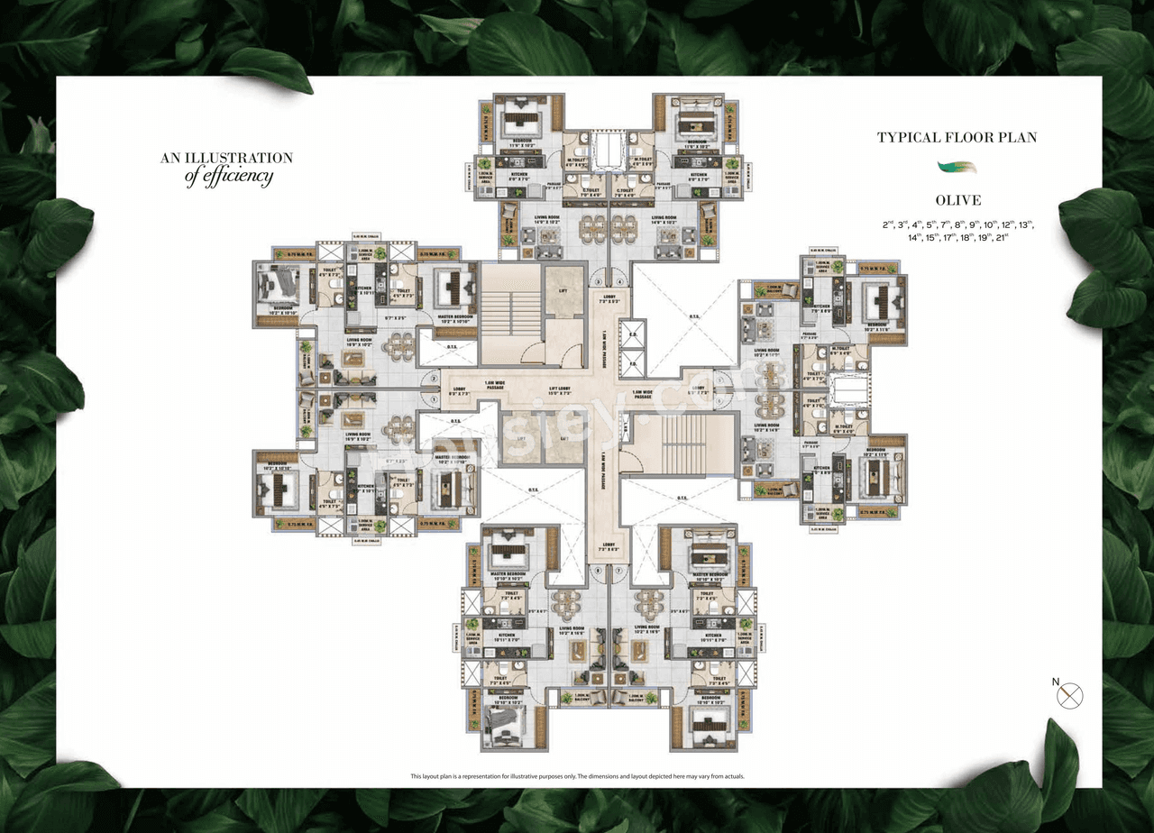 Saket Nature Vista Floor plan 4
