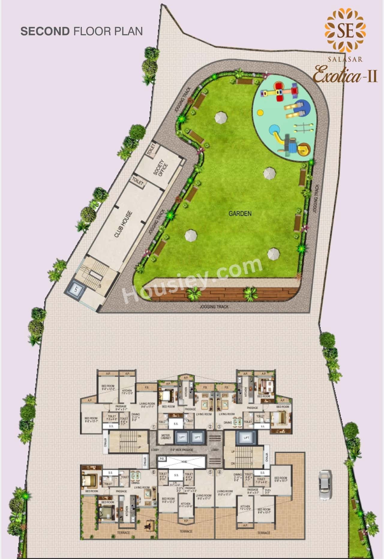 Salasar Exotica Floor plan 1