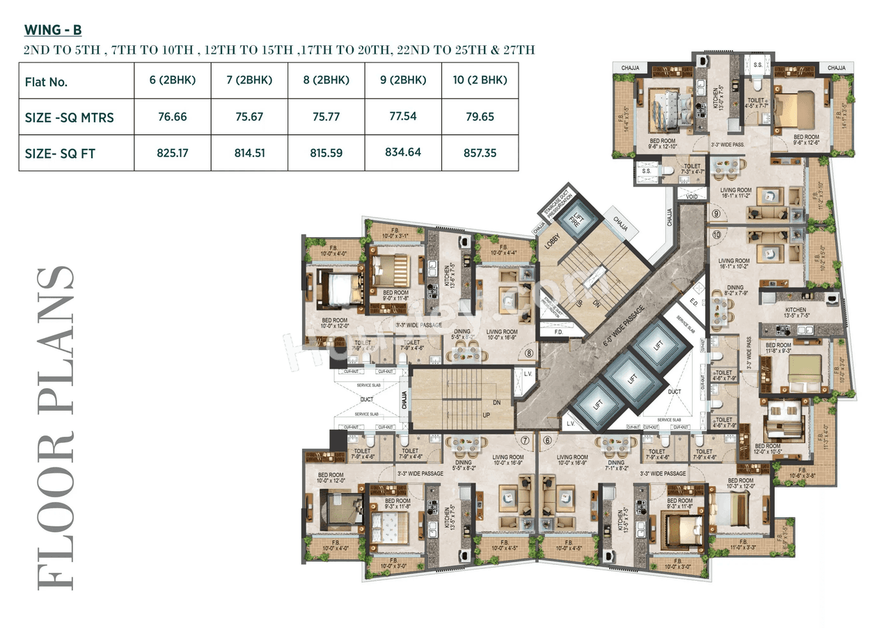 Salasar Sparsh Floor plan 2