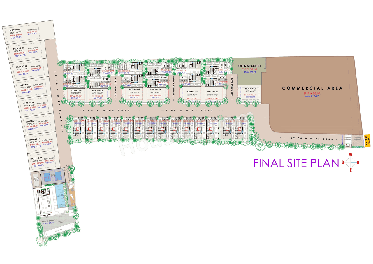Samrat Green Republic Floor plan 1