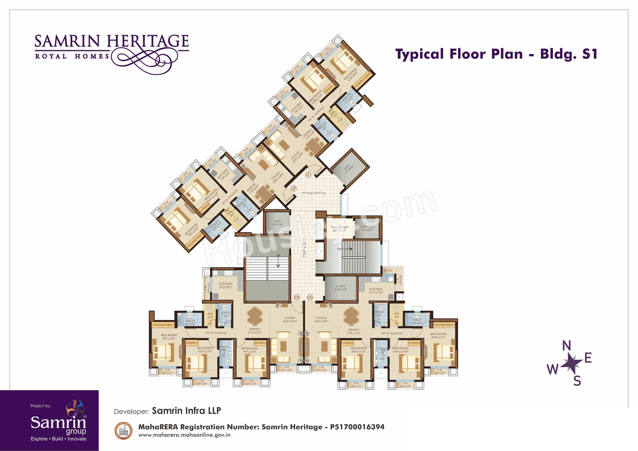 Samrin Heritage Floor plan 1
