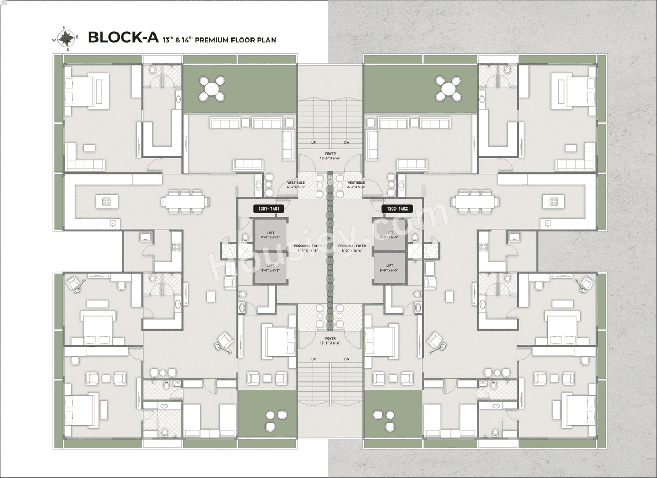 Sanghavi Manor Ananda Floor plan 1