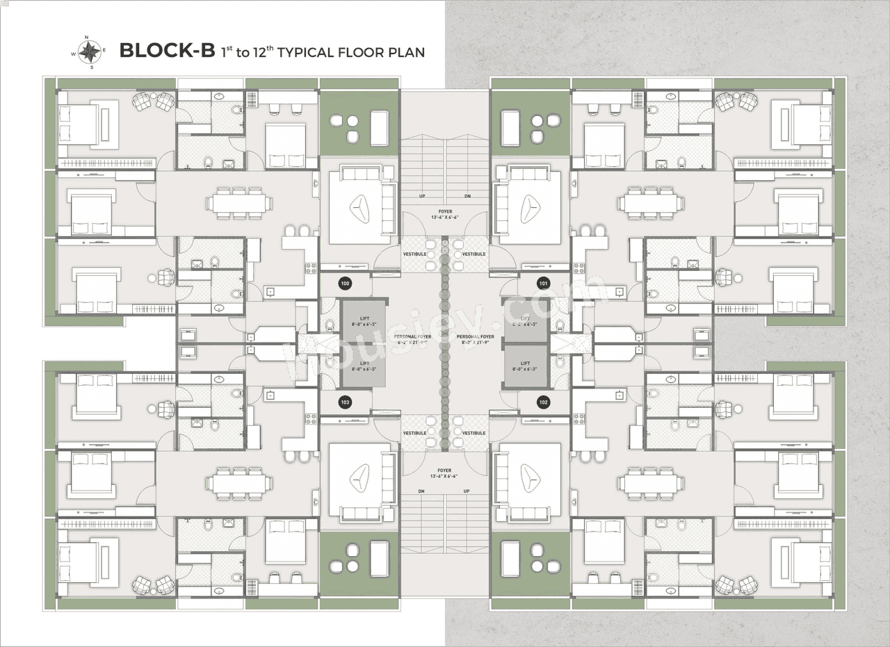 Sanghavi Manor Ananda Floor plan 4