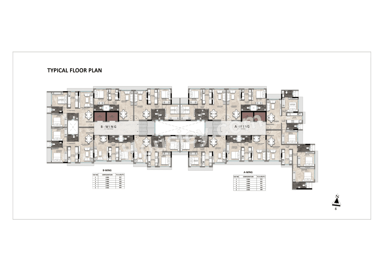 Sanghvi Aria Floor plan 3