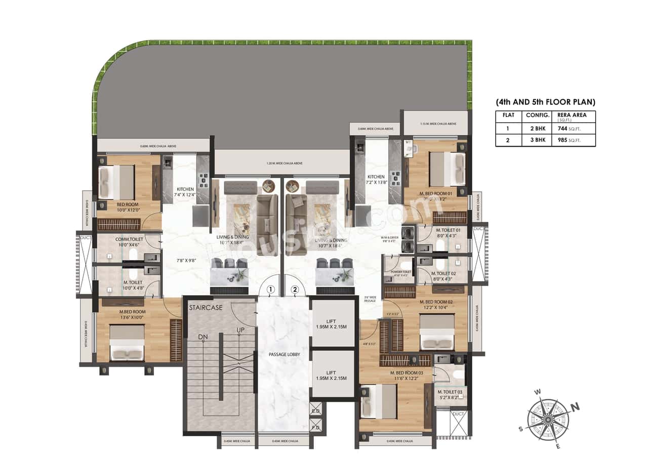 Sanghvi Optima Floor plan 2