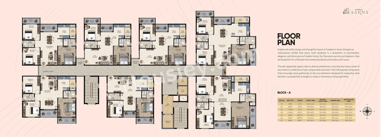 Sanjeevini Aarna Floor plan 1