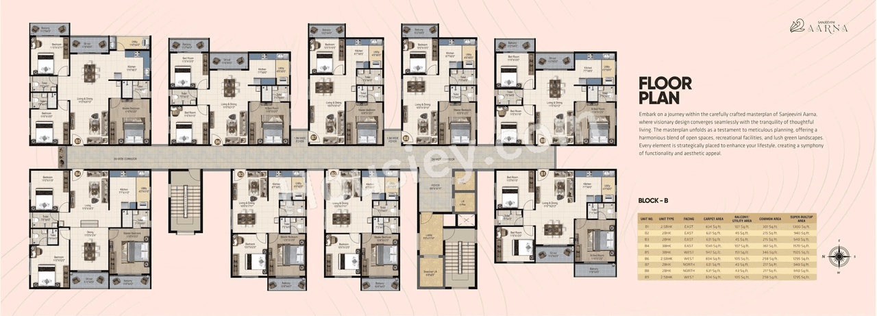 Sanjeevini Aarna Floor plan 2