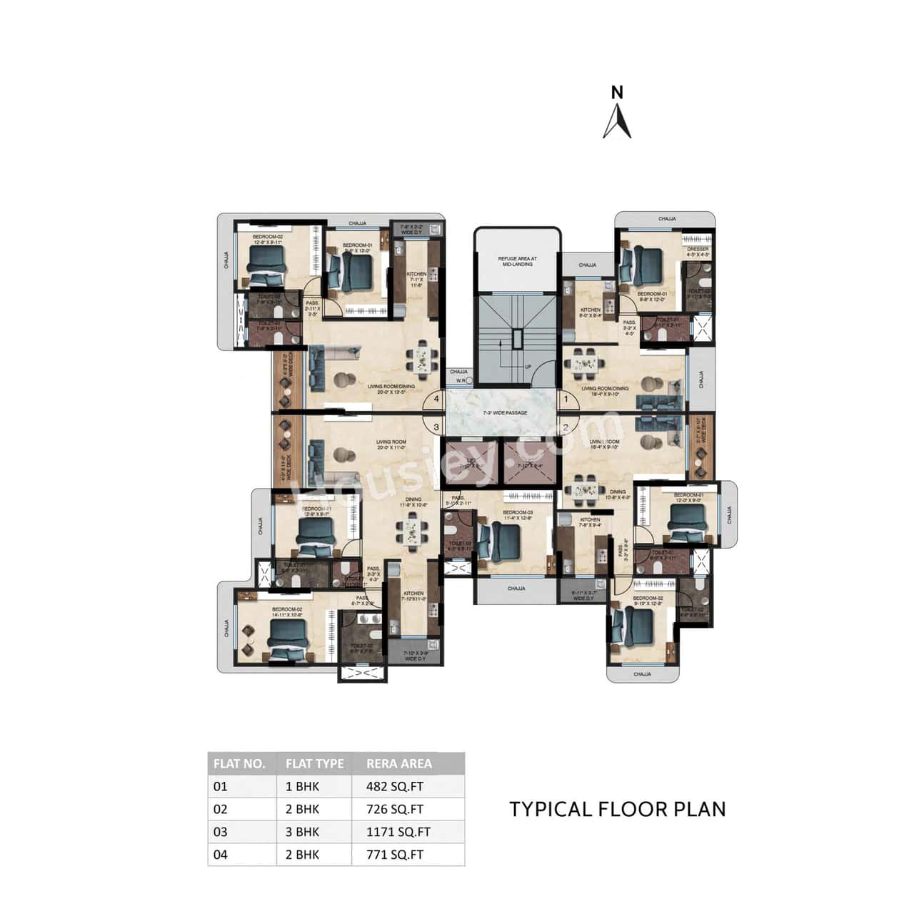 Sanmati Hari Smruti Floor Plan