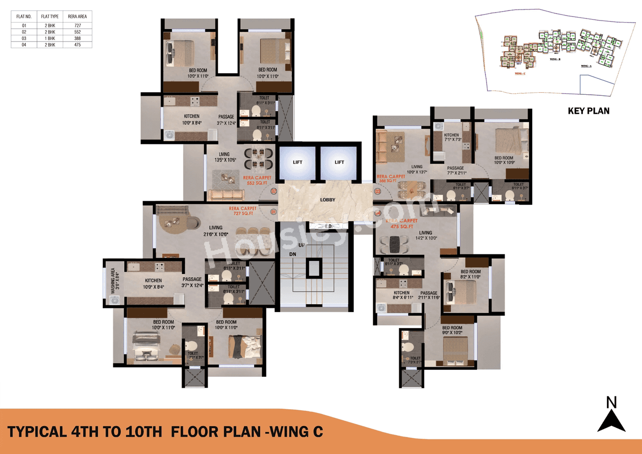 Sanmati Raghukul Floor plan 8