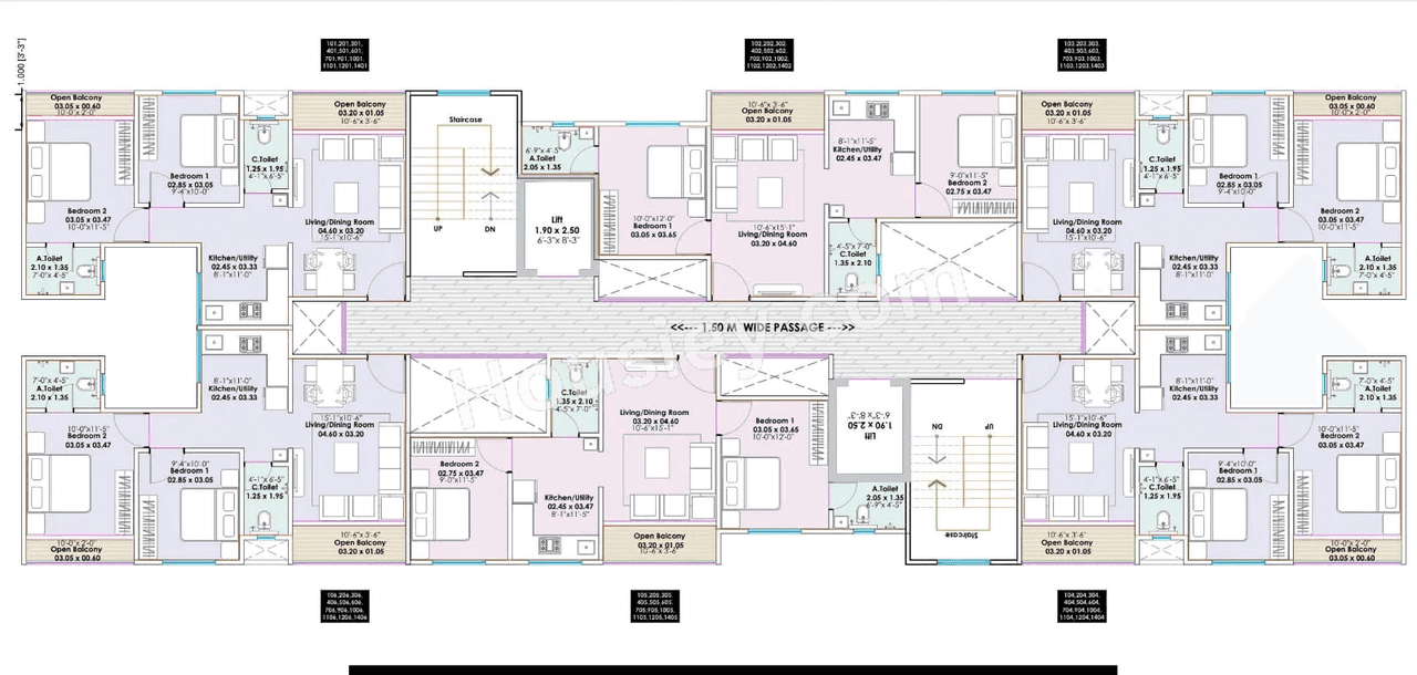 Santiago Skyarc Floor Plan