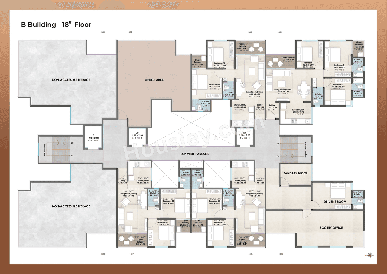 Santiago Skymont Floor plan 1