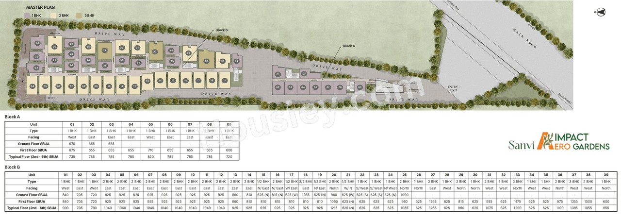 Sanvi Impact Aero Gardens Floor Plan