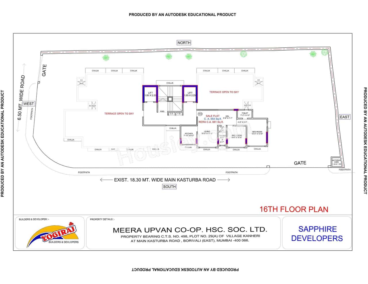 Sapphire Meera Upvan Floor plan 3